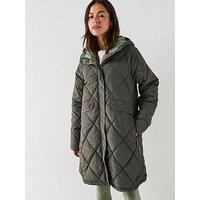 Craghoppers Womens National Trust Sweetgrass Waterproof Jacket - Green