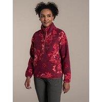 Craghoppers Womens National Trust Rosemary Ii Overhead Fleece - Red