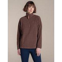 Craghoppers Womens National Trust Miska Half Zip Fleece - Brown