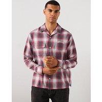 Allsaints All Saints Shams Long Sleeve Check Casual Shirt - Red