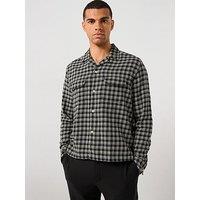 Allsaints All Saints Horton Long Sleeve Casual Shirt - Black