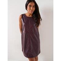 Vero Moda Luca Short Dress - Dark Red