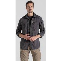 Craghoppers Mens Nosife Adventure Long Sleeved Shirt - Black