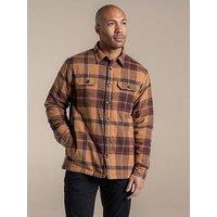 Craghoppers Mens Burnbank Check Overshirt - Brown