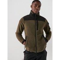 Craghoppers Mens Braefell Fleece Jacket - Green