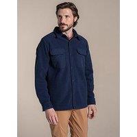 Craghoppers Mens Blencathra Borg Fleece Overshirt - Navy