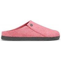 Birkenstock Zermatt Rivet Split Shearling Felt Slipper - Fuchsia Tulip