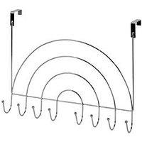 Showerdrape Rainbows Over Door Hooks Chrome