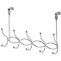 Showerdrape Waves Over Door Hooks Chrome