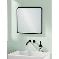 Showerdrape Shoreditch 40Cm Square Black Frame Mirror