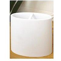 Showerdrape Alto White Toothbrush Holder