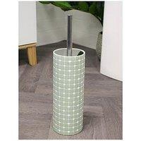 Showerdrape Mosaica Pistachio Toilet Brush & Holder