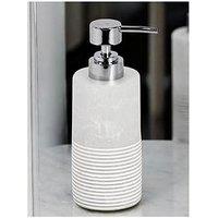 Showerdrape Bianco White Onyx Liquid Soap Dispenser