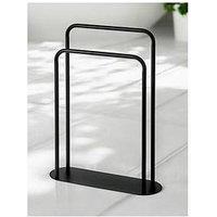 Showerdrape Aspen Towel Stand Black