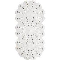 Showerdrape Petal Anti-Slip Bath Mat White