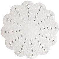 Showerdrape Petal Anti-Slip Shower Mat White