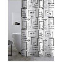 Catherine Lansfield Relax & Unwind Shower Curtain