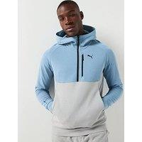 Puma Mens Pumatech Half Zip Hoodie - Blue