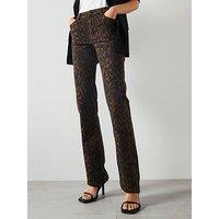 Allsaints Haldan Slim Bootcut - Dark Brown