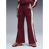 Puma Womens T7 Flared Pants - Red