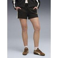Puma Womens T7 Pintuck Shorts 4Inch - Black