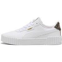 Puma Women'S Carina 30 Animal Flair Trainers - White