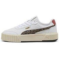 Puma Women'S Carina Mia Animal Flair Trainers - White