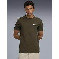 Puma Mens Essentials Small No 1 Logo Tee - Green
