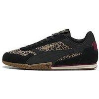 Puma Women'S Bella Donna Animal Flair Trainers - Black