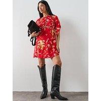 Allsaints Xena Dress - Red