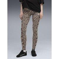 Puma Ess Graphic Animal Aop Leggings - Brown