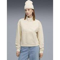 Puma Class Comfort Half Zip Short Crew - Cream