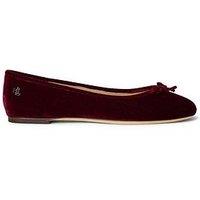 Lauren By Ralph Lauren Jayna Flat Bellet Shoe - Garnet