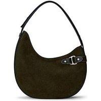 Lauren By Ralph Lauren Tasha Large Shoulder Bag - Dark Olive