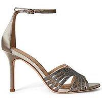 Lauren By Ralph Lauren Allie Strap Heels - Taupe Brown