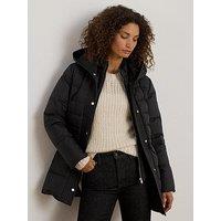 Lauren By Ralph Lauren Puffer Insulated Coat - Black