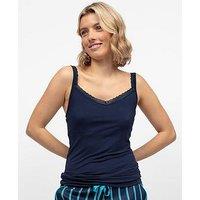 Cyberjammies Marina Navy Jersey Hidden Support Vest - Navy - Blue