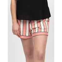 Cyberjammies Stripe Printed Jersey Shorts - Bonnie Pink