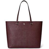 Lauren By Ralph Lauren Karly Large Tote Bag - Dark Garnet