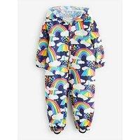 Little Bird Girls Rainbow Puddlesuit - Multi
