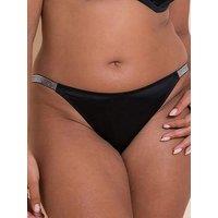 Curvy Kate Boost Diamante Tanga Black