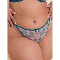 Curvy Kate Scantilly Entwined Tanga Deep Teal
