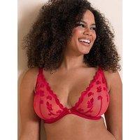 Curvy Kate Pucker Up Deep Plunge Bra Lipstick Red