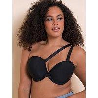 Curvy Kate Superhero Multiway Padded Plunge Bra Black