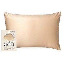 Silver Cloud Caramel Satin Pillowcase Infused With Silver Ions