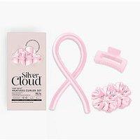 Silver Cloud Pink Heatless Curlers