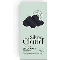 Silver Cloud Black Sleep Mask