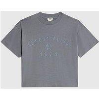 River Island Older Girls Flocked Tracksuit Set - Cream