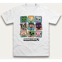 Brand Threads Minecraft Tee - White