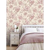 Fine Decor Isabella Floral Wallpaper - Pink